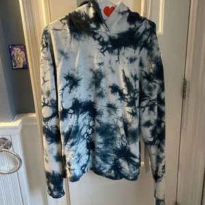 Urban Outfitters Blue Tye-Dye Hoodie